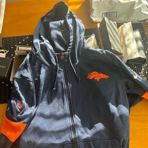 Broncos Nike Zip up Hoodie